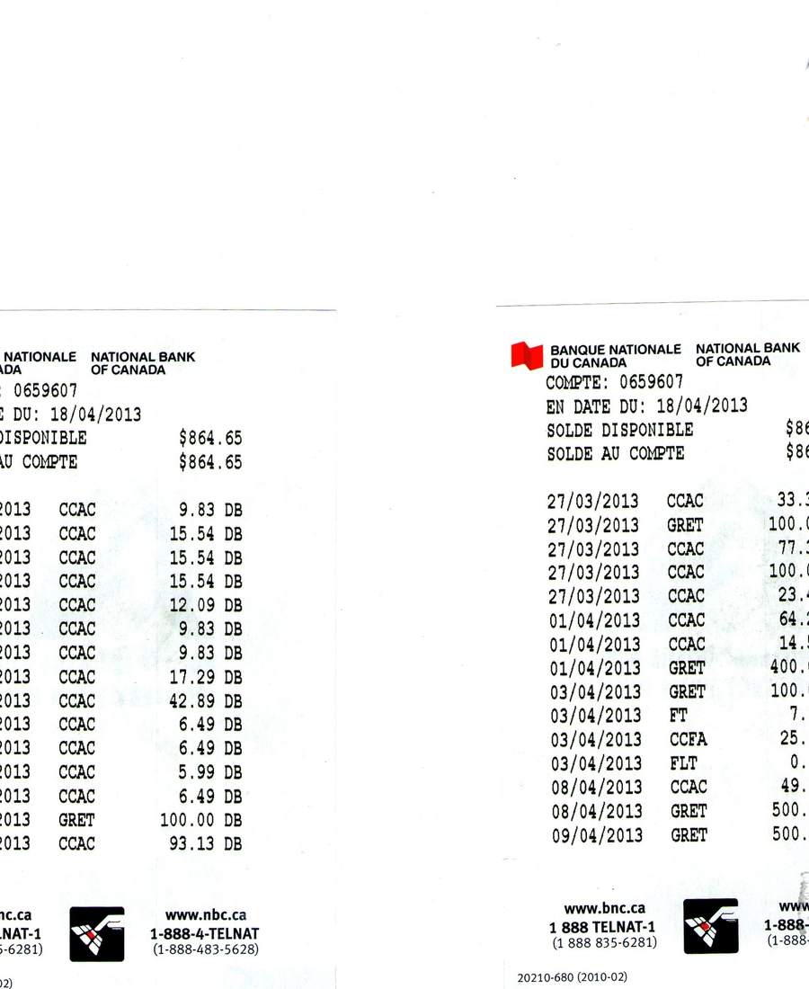 41382 Releve de banque S