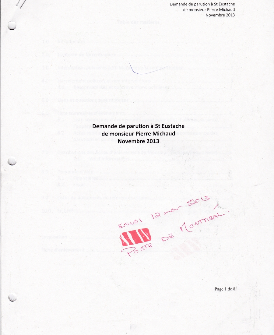 41590 Demande parution St-Eustache 1 de 9 S