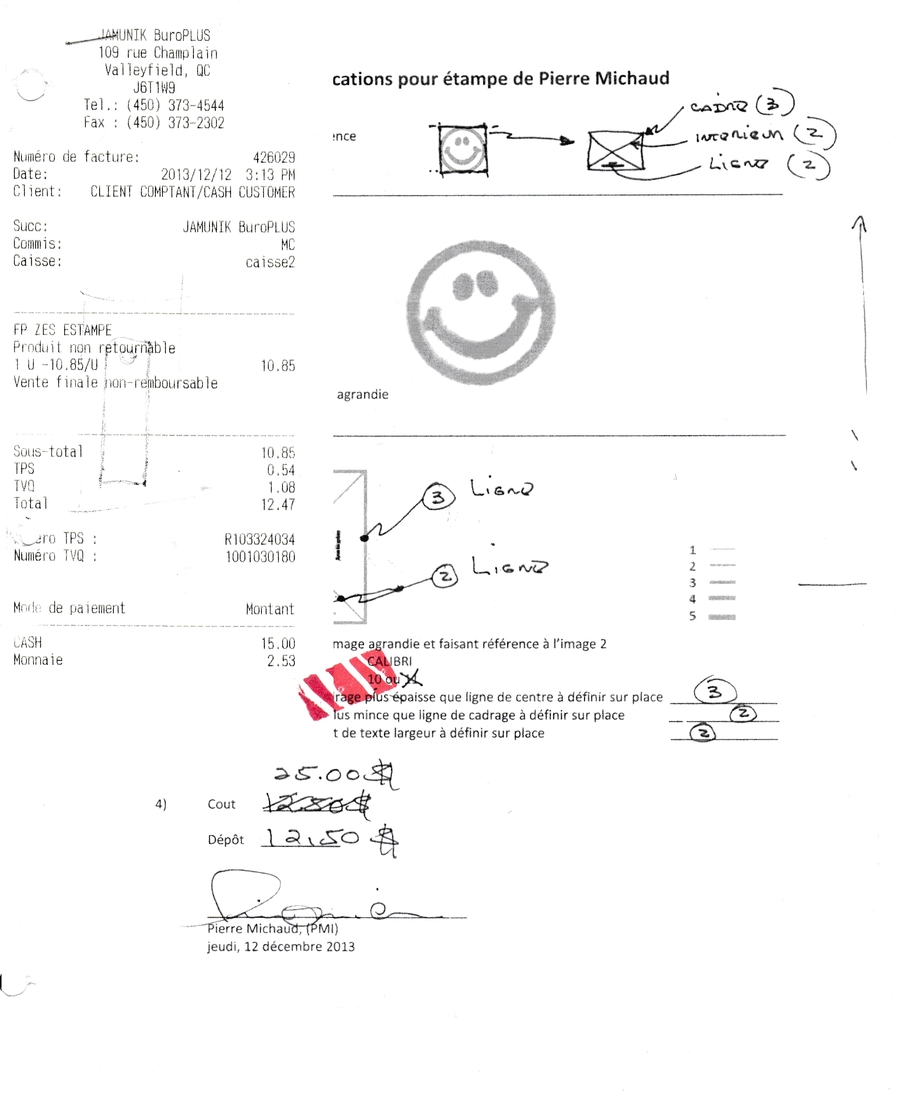 41620 Soumission pour sceau PMI S
