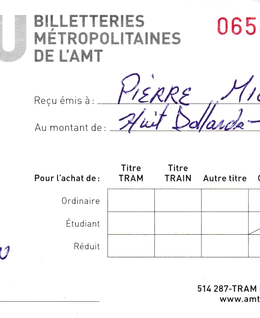 41621 Recu Autobus de banlieu Valleyfield Angignon S