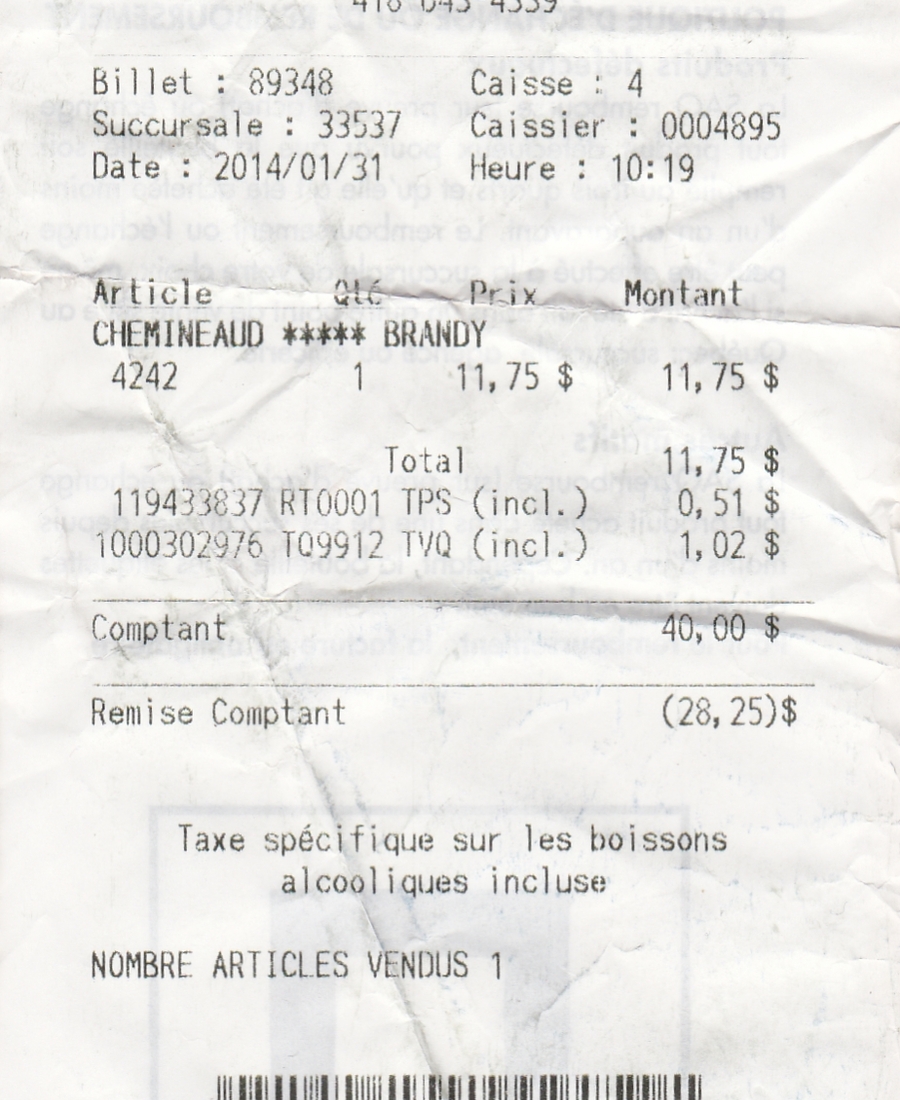 41670 Facture SAQ (perte de concience Transport ) 1 de 2 S