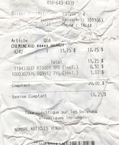 41670 Facture SAQ (perte de concience Transport ) 2 de 2 S