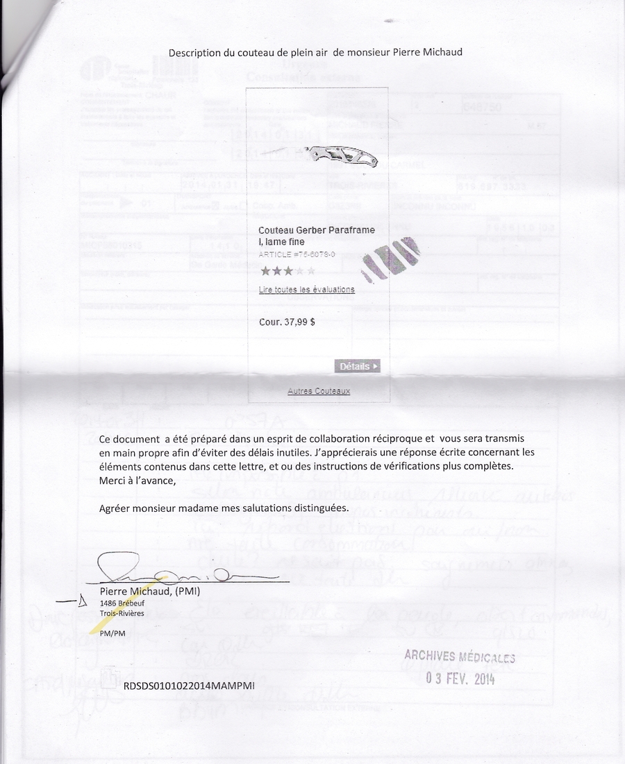 41689 Rapport bidon du CSSSTR 4 de 20 S