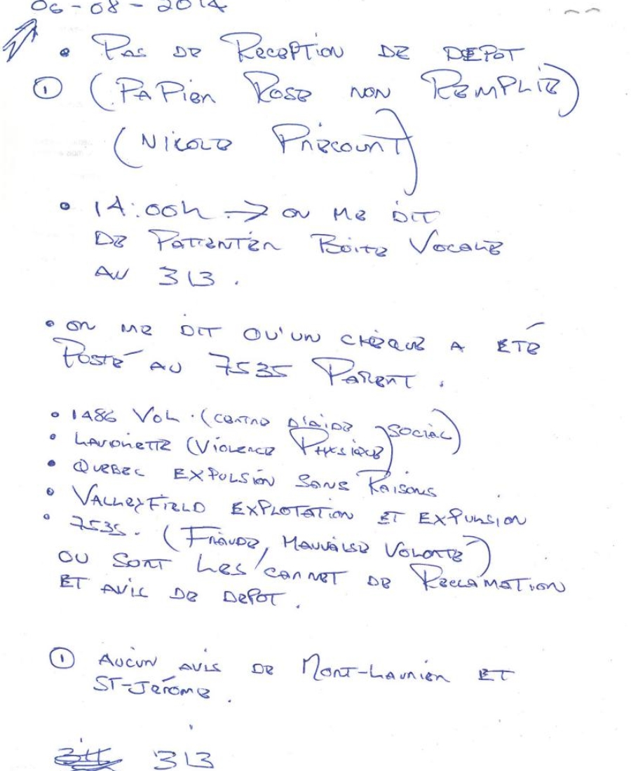 41857 Note a la main au 225 S