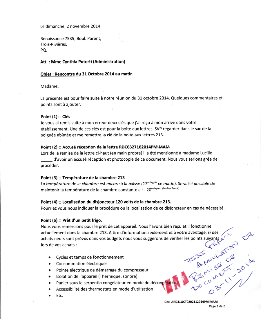41945 ARD31OCT0202112014PMIMAM DUPL. lettre non transmise 1 de 2 S